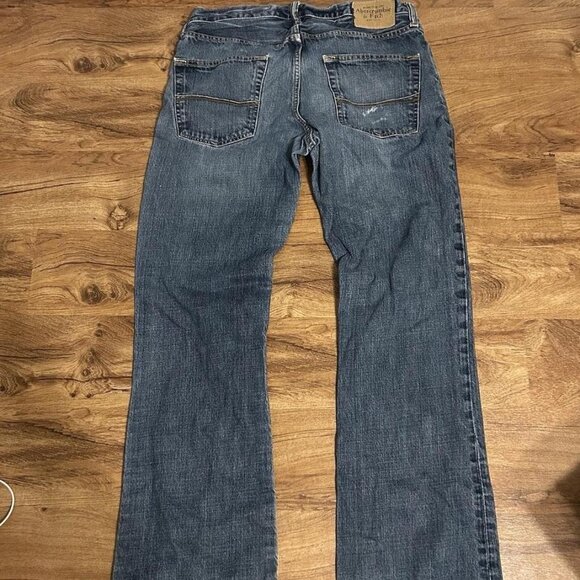 Men's Blue and Navy Jeans - Picture 2 of 4